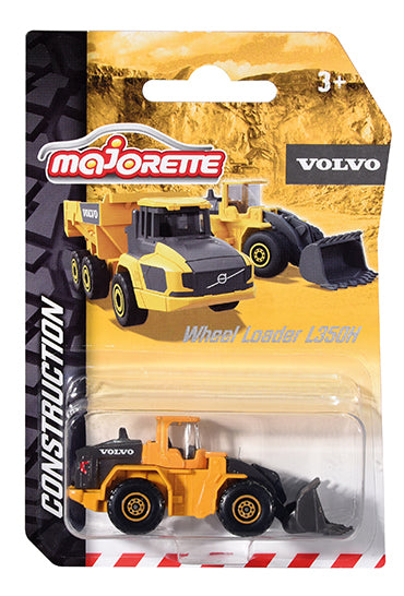 Majorette - 1:64 Volvo Construction cars assorted
