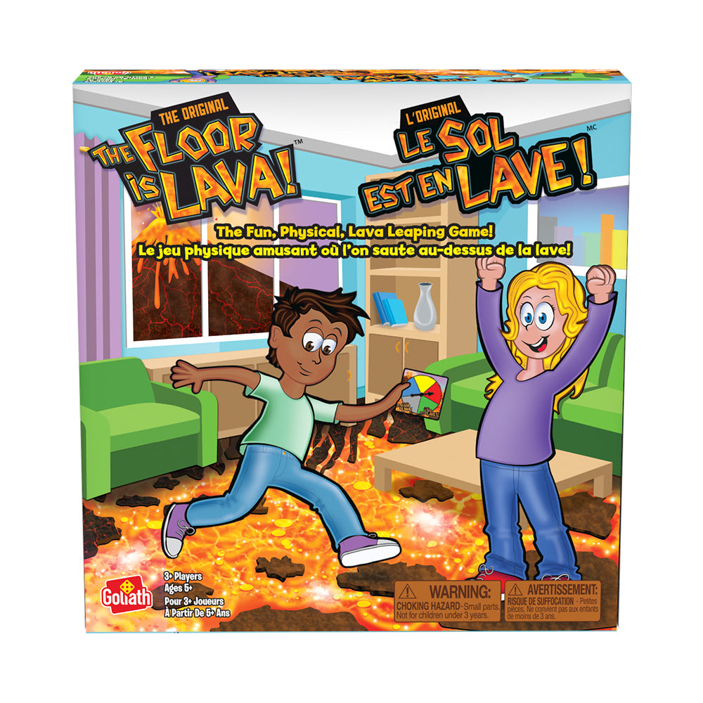 The floor is lava Bilingual edition.