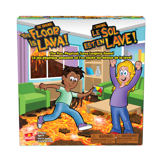 The floor is lava Bilingual edition.