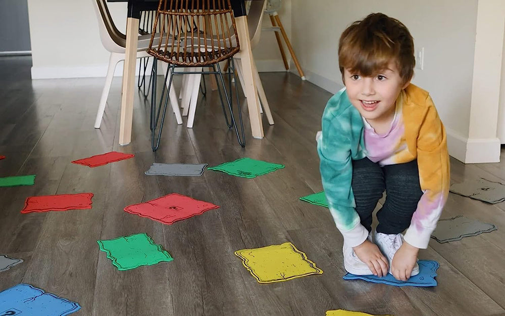The floor is lava Bilingual edition.